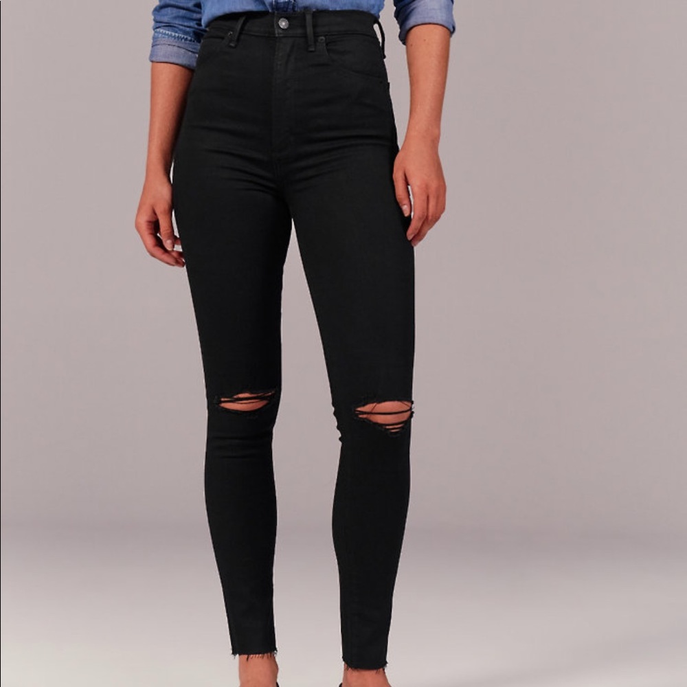 Abercrombie & Fitch high waisted jeans